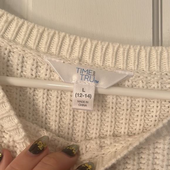 Time and Tru large knitted sweater - Picture 4 of 4